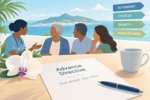 Why now is the time to think about your medical advance directive. illustration